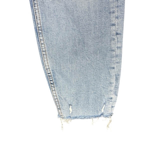 Zara women’s slim boyfriend light wash denim blue jeans sz 8 preloved di… - Picture 6 of 7